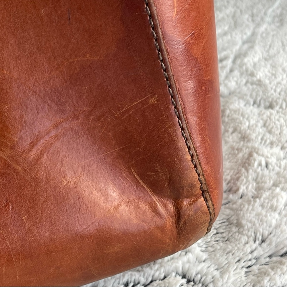 Lucky Brand Dylan Leather Tote in Tobacco - Picture 8 of 17